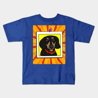 Funny Dachshund Dog Kids T-Shirt